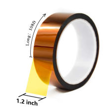 Golden double sided PI film tape for PCB insulation protection